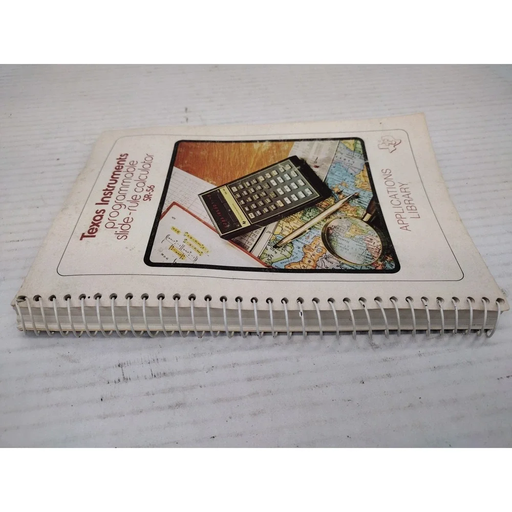 Texas Instruments SR-56 Calculator 1976 owners manual book 70's Vintage Tech